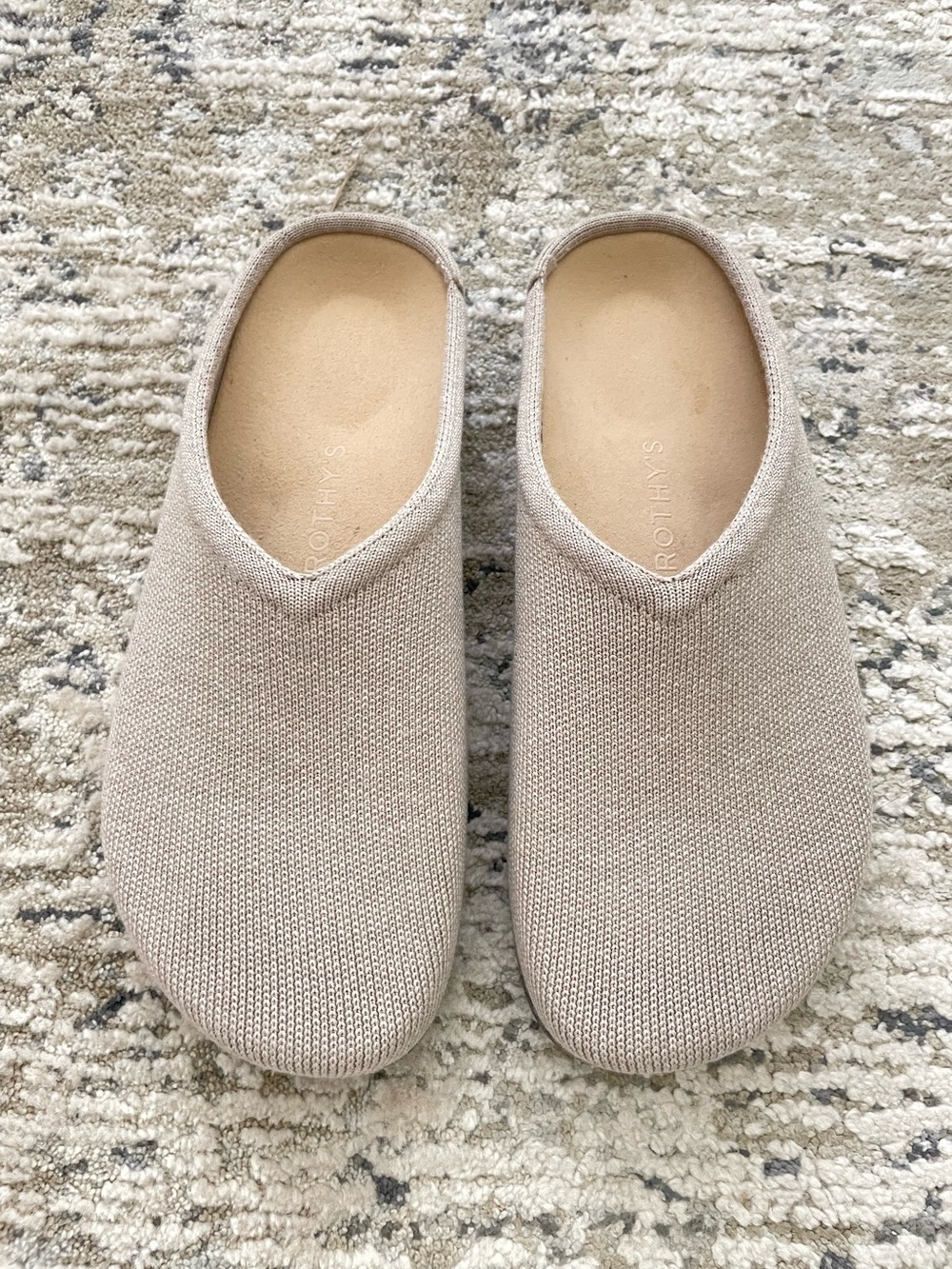 Rothy’s Casual Clog Dove Size 9 Merino Wool - Picture 7 of 7